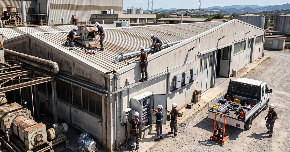 Revamping di un capannone industriale