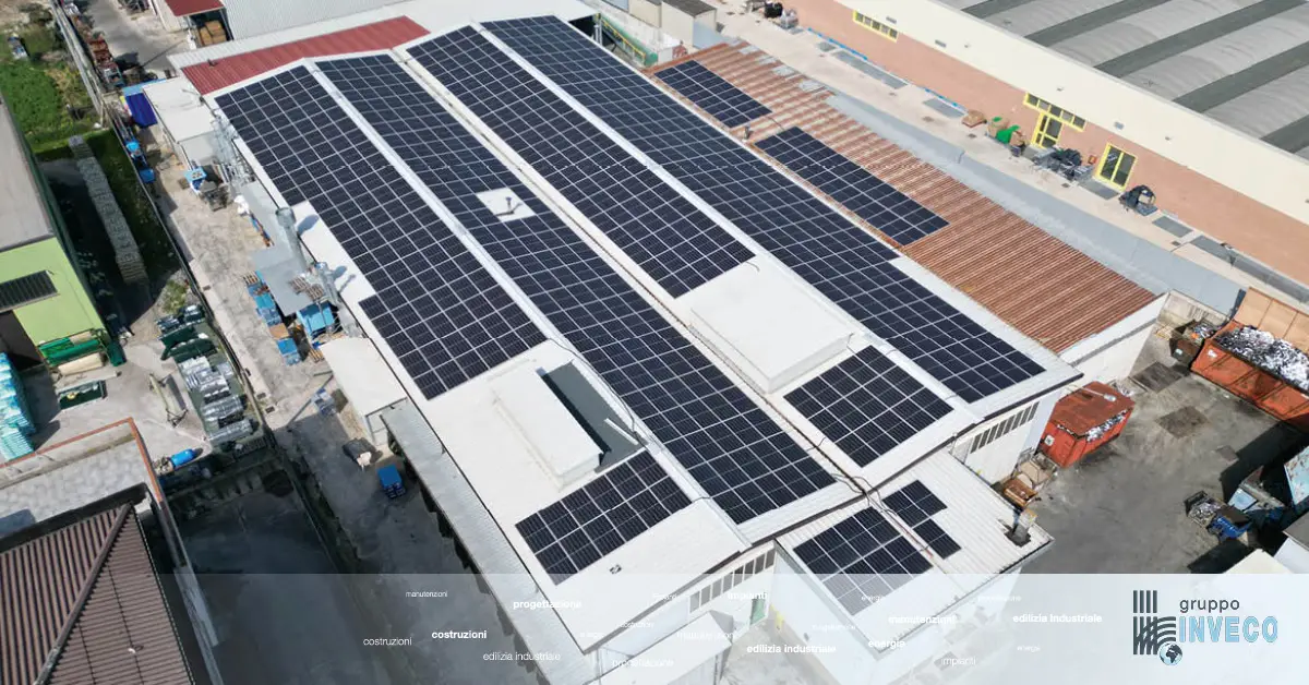 fotovoltaico su copertura industriale