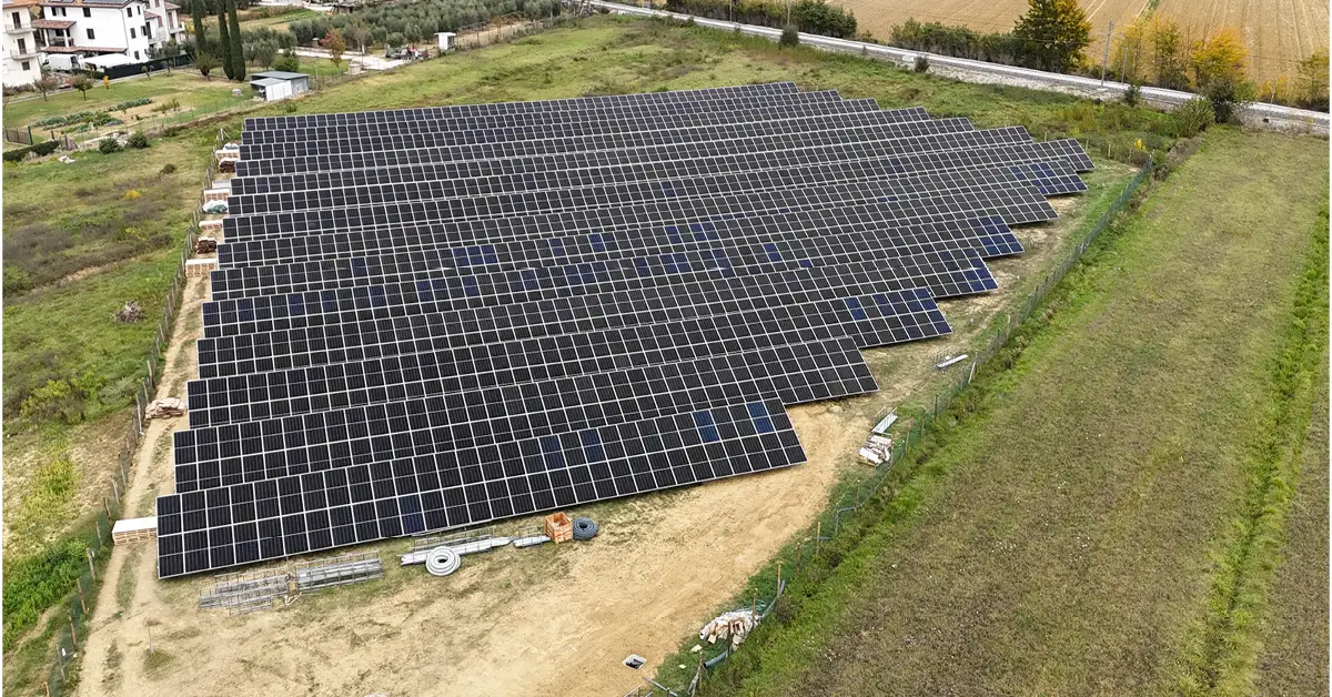 impianto fotovoltaico a terra perugia