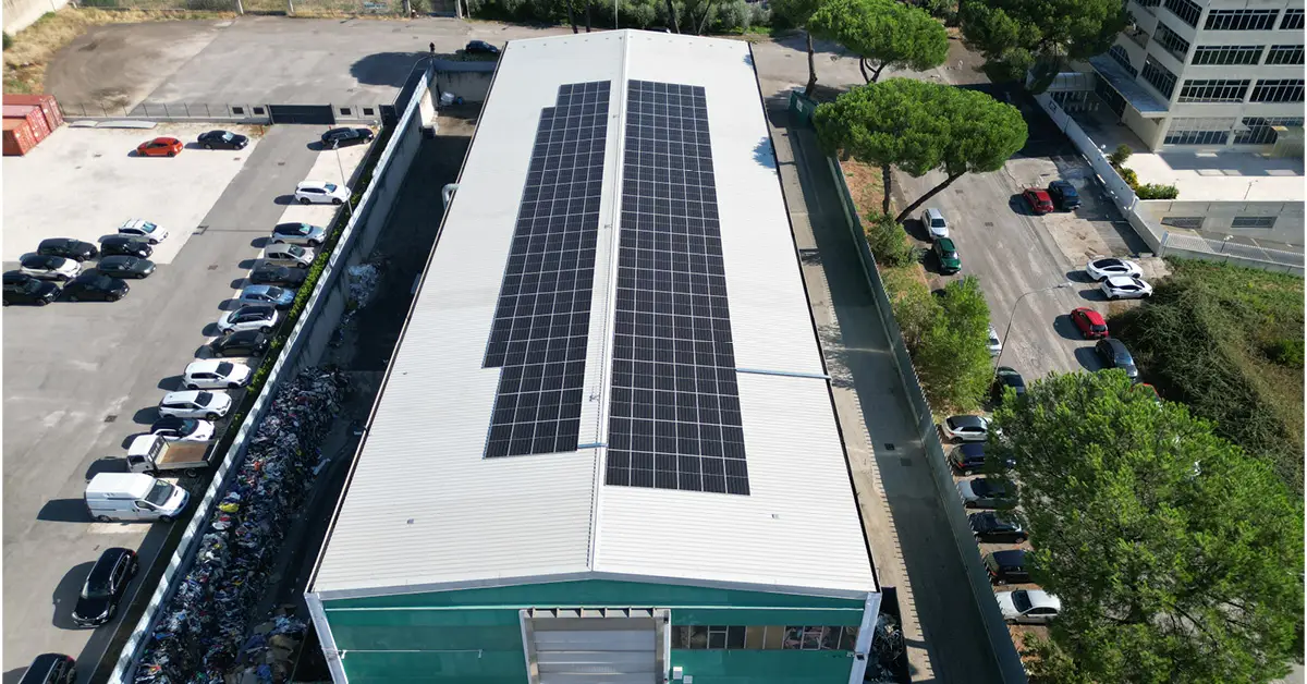 impianto fotovoltaico industriale 135 kw