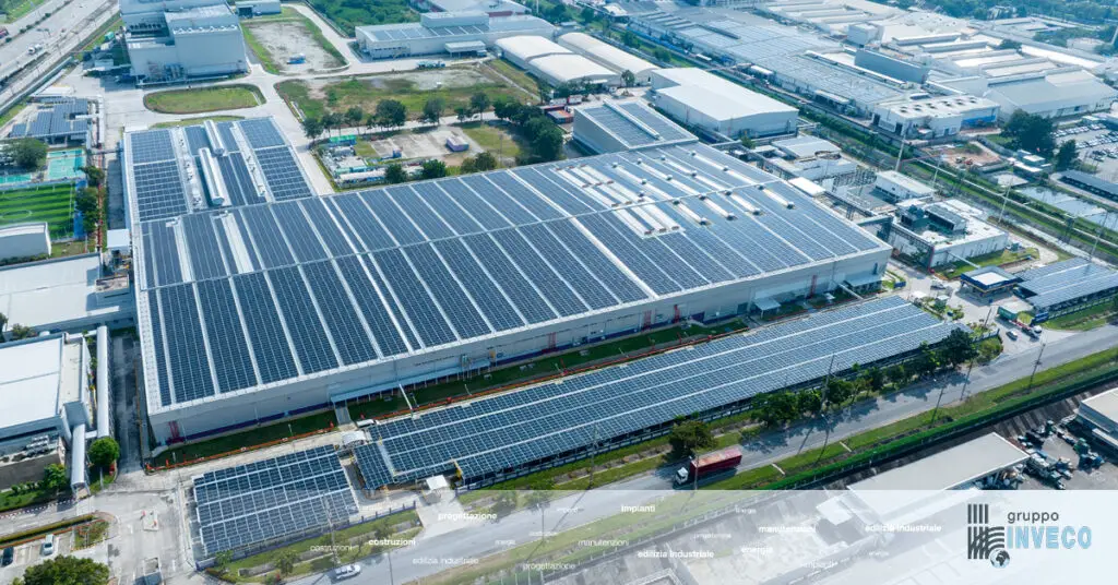 Fotovoltaico per aziende, panoramica di un impianto
