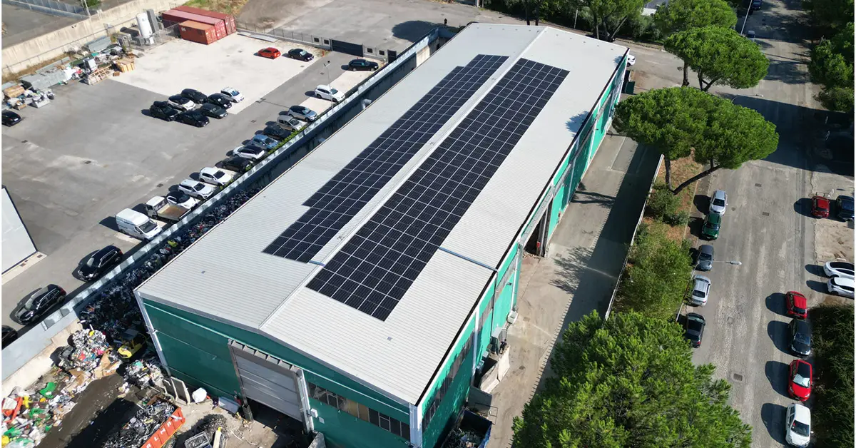 impianto fotovoltaico industriale 135 kw