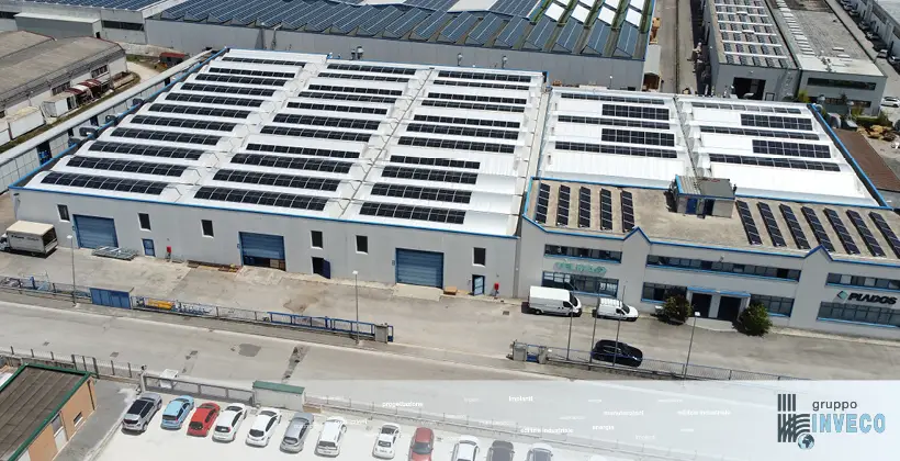 Impianto fotovoltaico industriale: Plados Telma