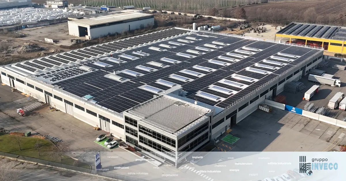 Fotovoltaico per aziende, panoramica di un impianto
