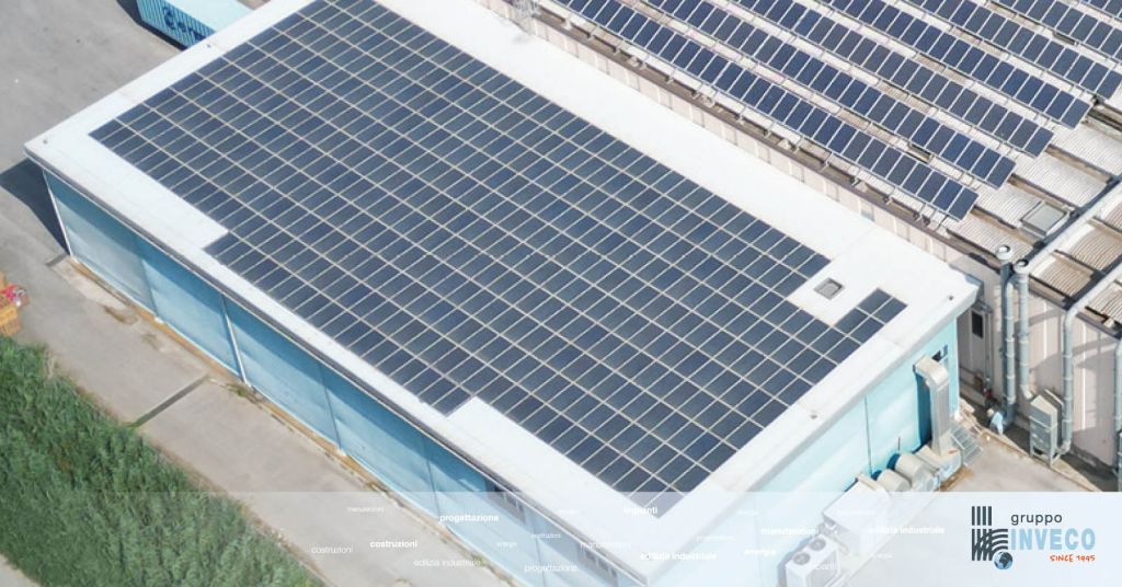 impianto fotovoltaico su copertura industriale
