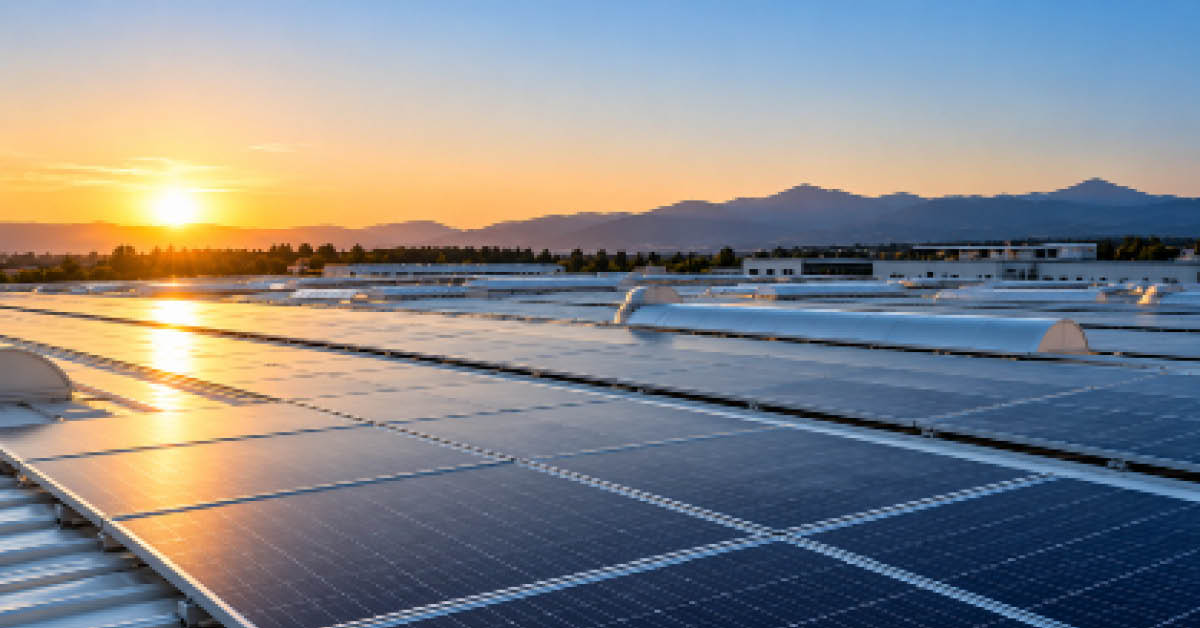 Impianto fotovoltaico locazione operativa impianto fotovoltaico su copertura industriale