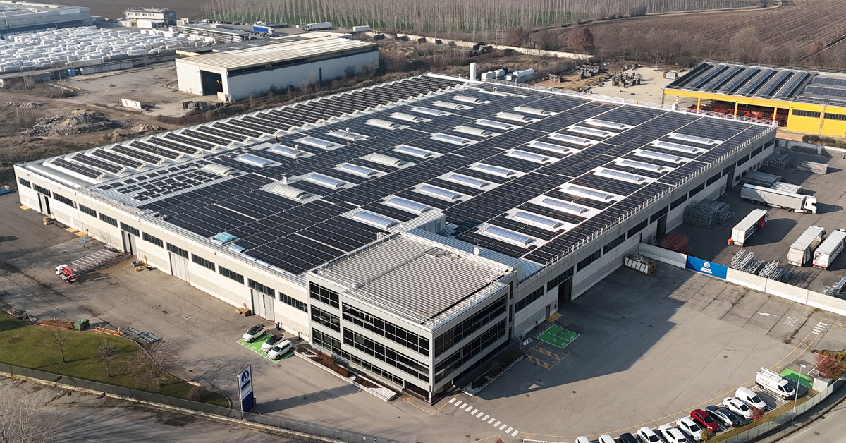 Impianto fotovoltaico da 3 MW di Anodall Extrusion S.p.A.