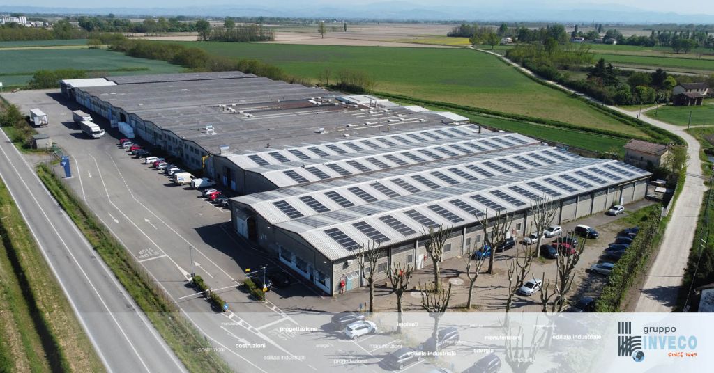 impianto fotovoltaico su copertura industriale