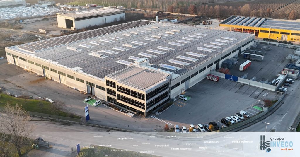impianto fotovoltaico su copertura industriale