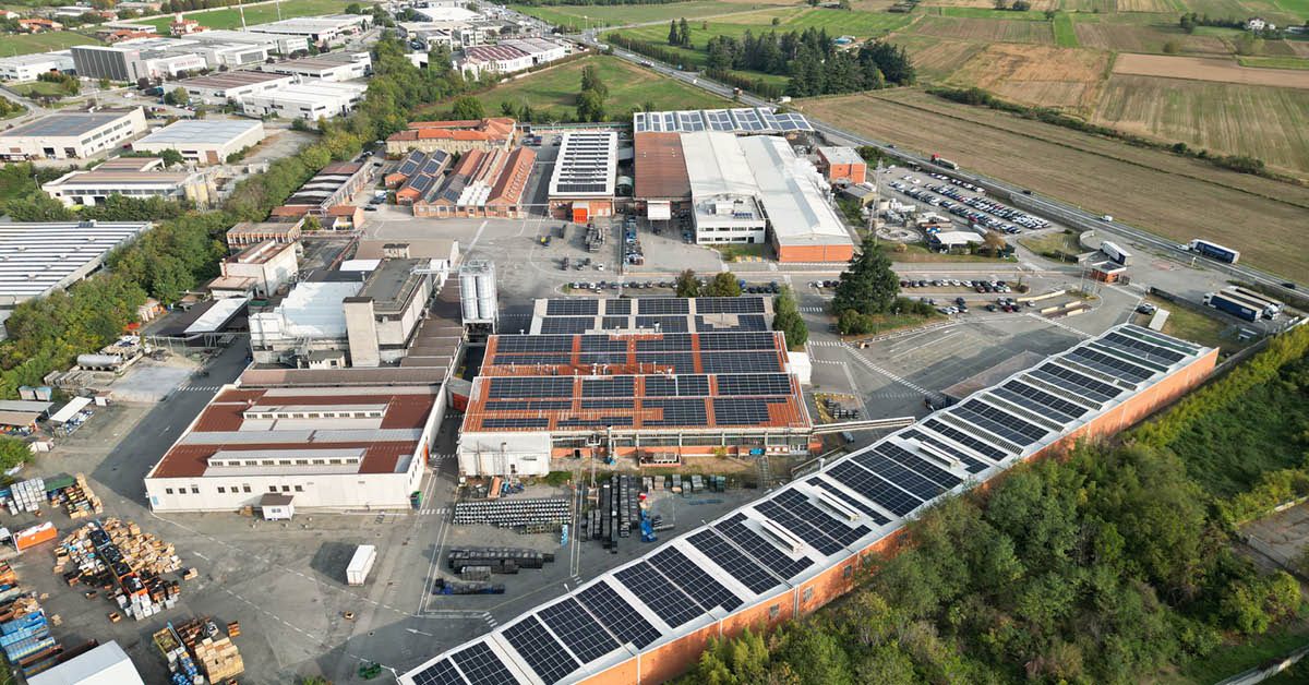 fotovoltaico industriale 2.1 MW Ciriè – SFC Solutions fotovoltaico su copertura di complesso industriale