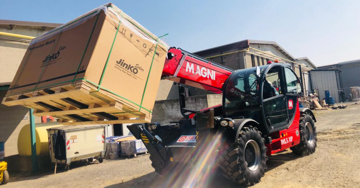 Avanzamento lavori dell'impianto fotovoltaico presso ICSS S.p.A.