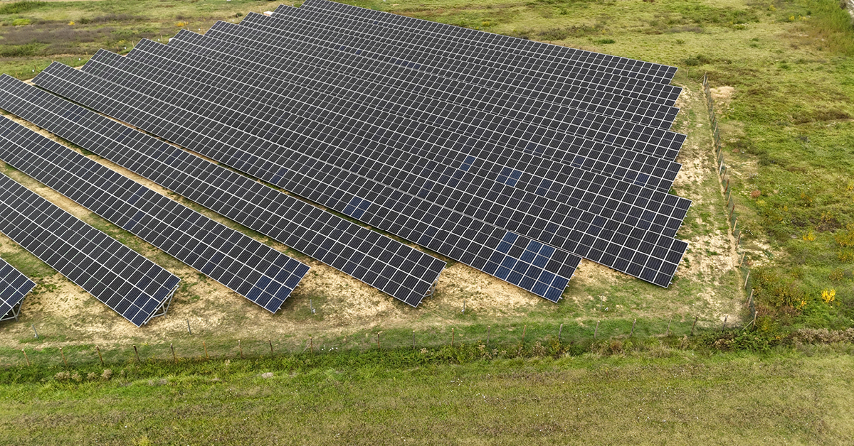 fotovoltaico industriale a terra