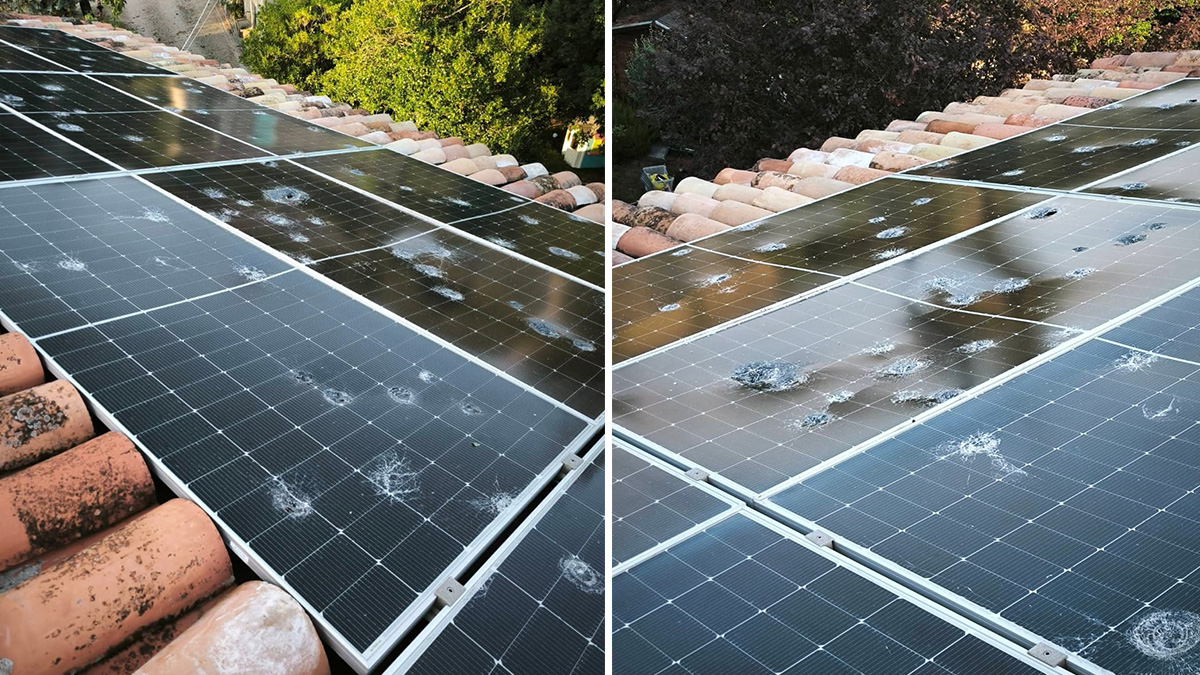 Pannelli Fotovoltaici danneggiati dalla grandine