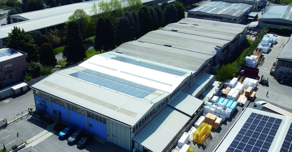 Impianto fotovoltaico industriale 110kw (Busnago)
