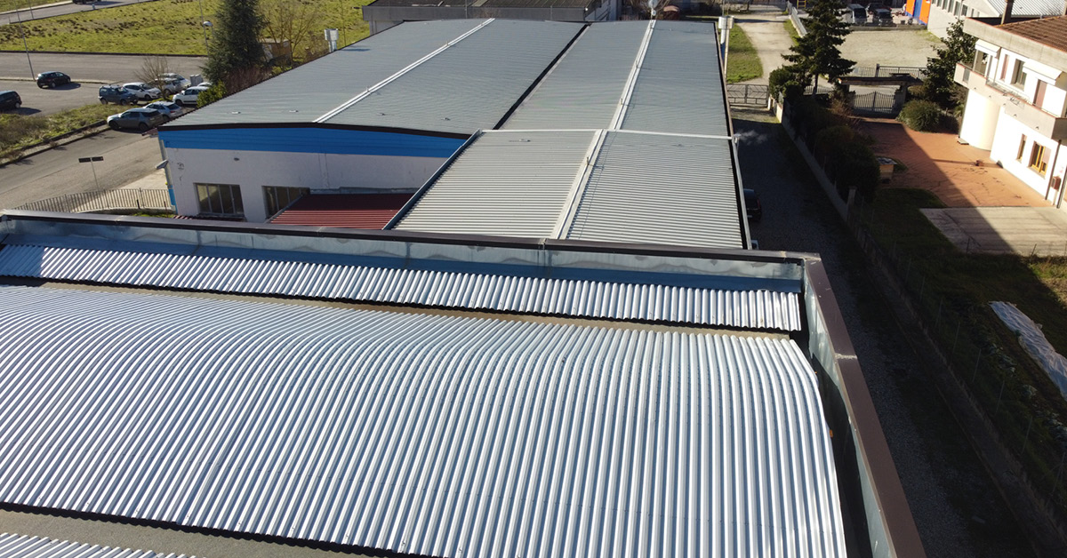 Copertura Indistriale dello stabilimento Modulo Tools S.r.l.