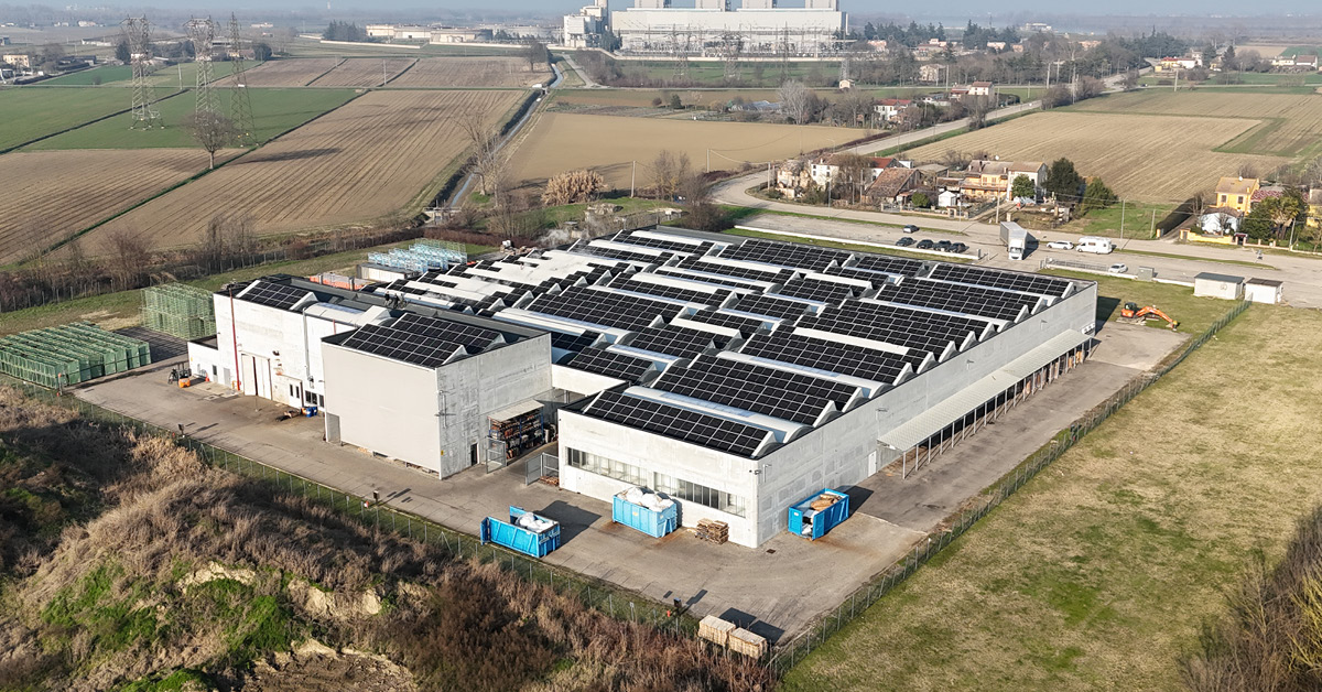 Impianto fotovoltaico da 424 kW di Poliforce S.r.l.