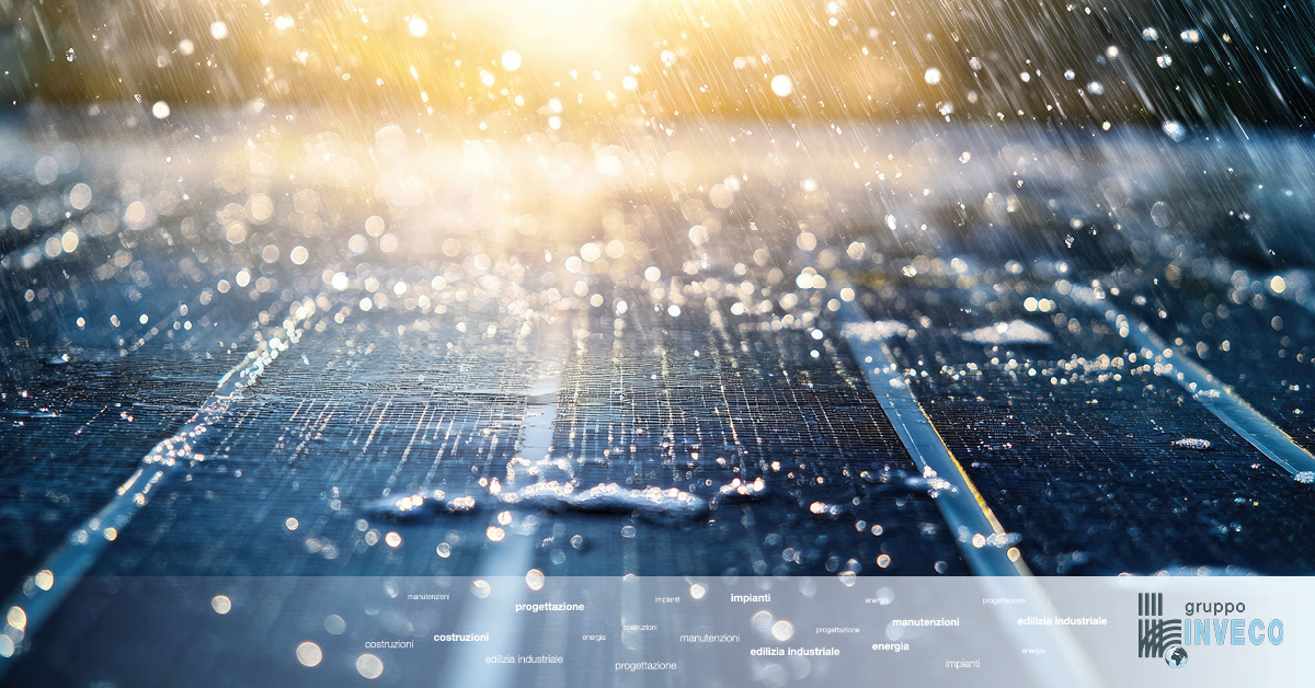 pulizia pannelli fotovoltaico industriale