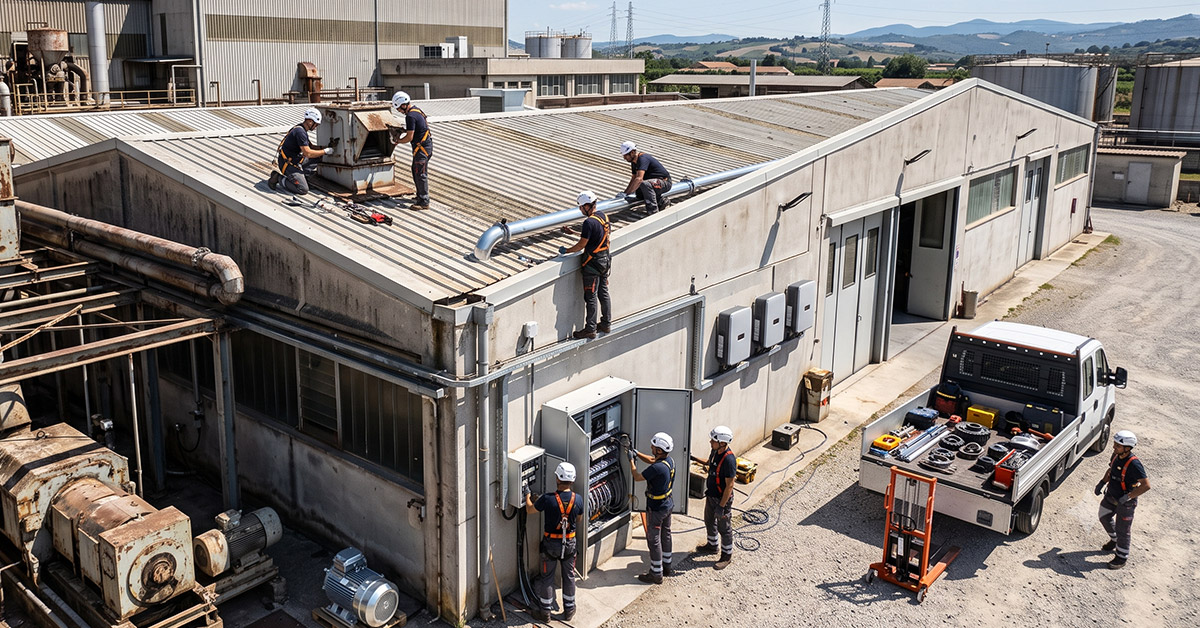 Revamping di un capannone industriale Revamping di un capannone industriale