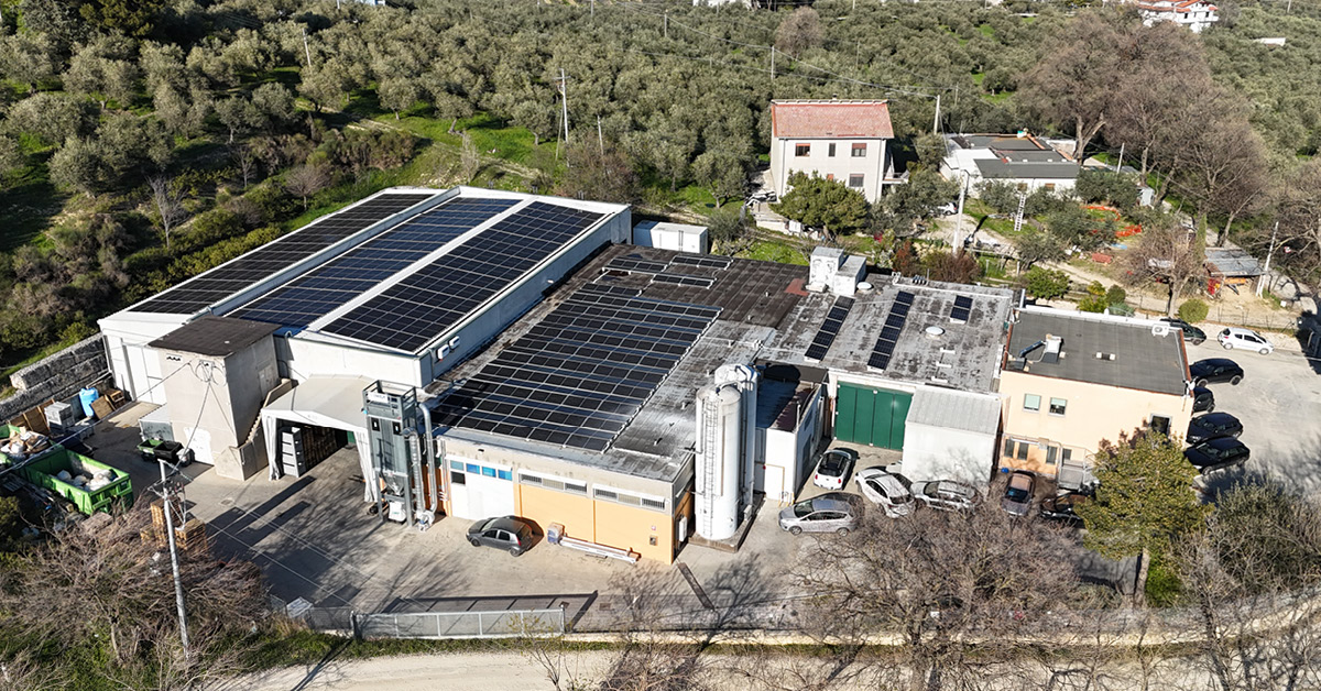Impianto fotovoltaico di Rustichella d’Abruzzo S.p.A.